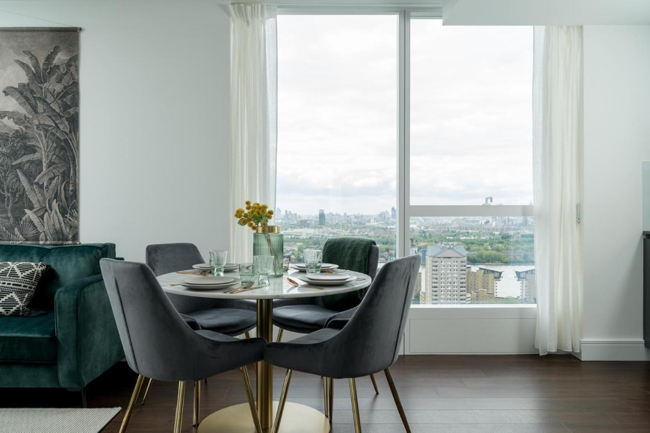 Luxurious Spacious 2Bed Suites Skyline River Views By Canary Wharf Лондон Екстер'єр фото
