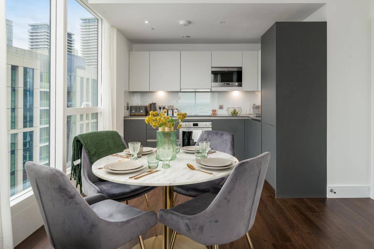Luxurious Spacious 2Bed Suites Skyline River Views By Canary Wharf Лондон Екстер'єр фото