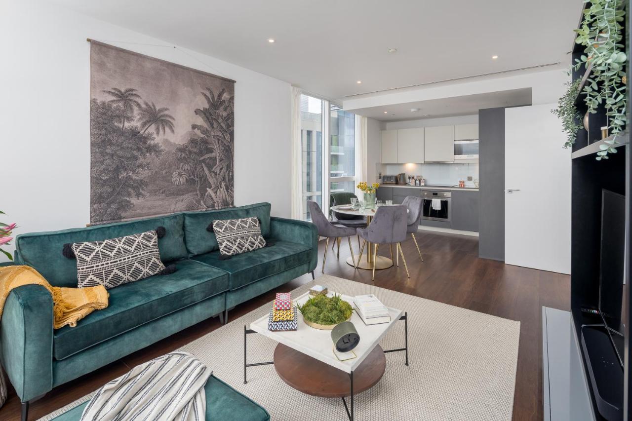 Luxurious Spacious 2Bed Suites Skyline River Views By Canary Wharf Лондон Екстер'єр фото