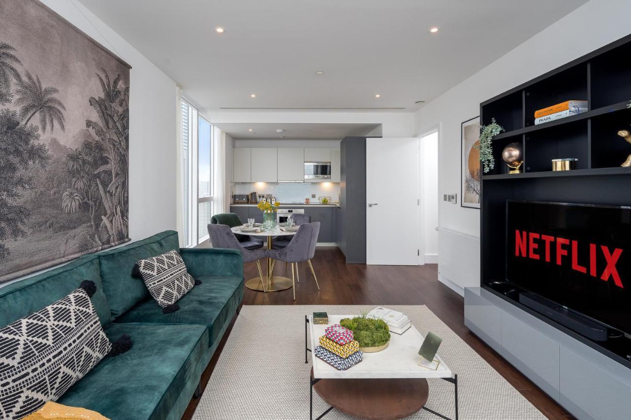 Luxurious Spacious 2Bed Suites Skyline River Views By Canary Wharf Лондон Екстер'єр фото