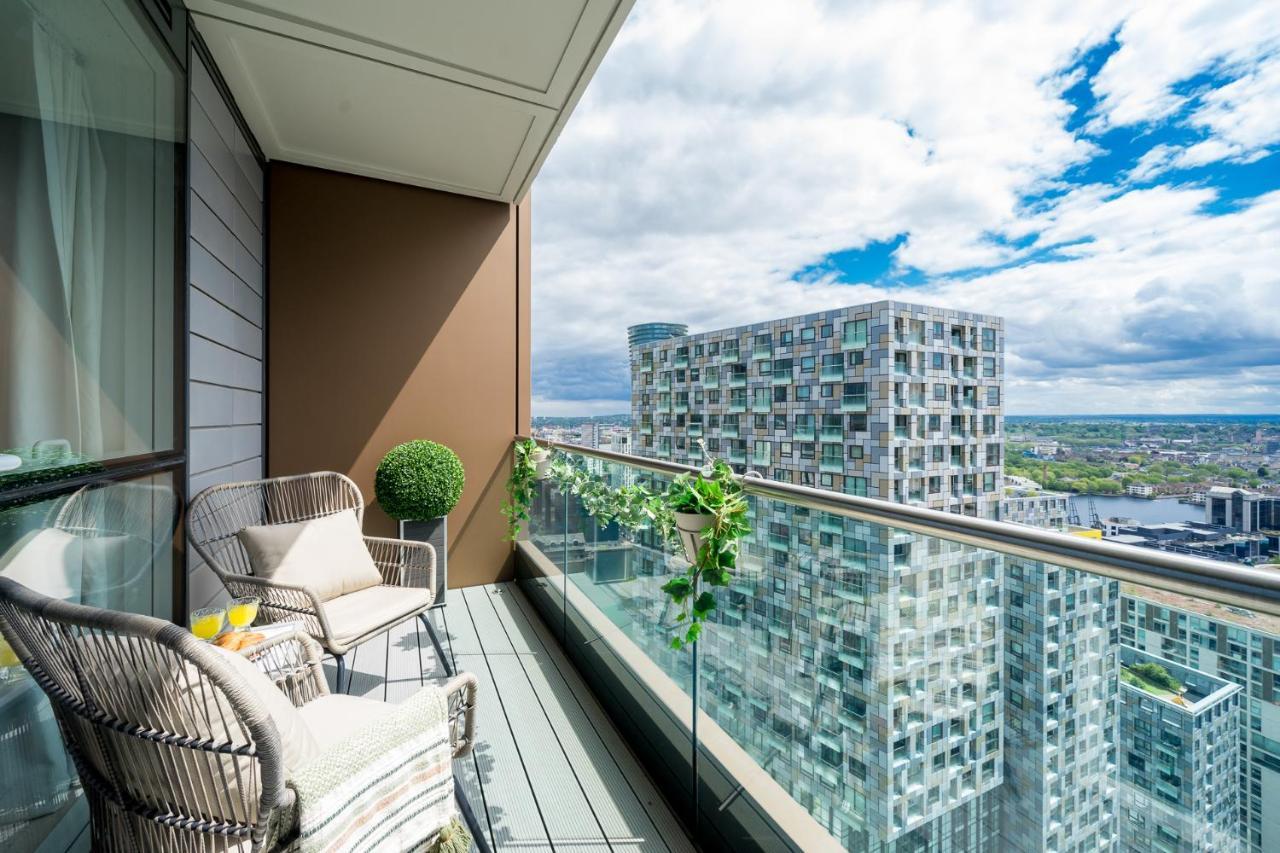 Luxurious Spacious 2Bed Suites Skyline River Views By Canary Wharf Лондон Екстер'єр фото