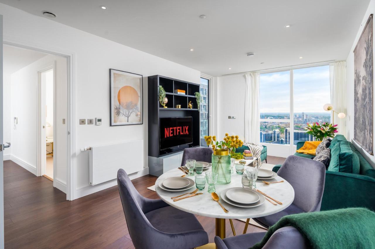 Luxurious Spacious 2Bed Suites Skyline River Views By Canary Wharf Лондон Екстер'єр фото